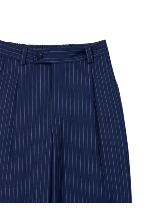 Blue viscose trousers for children Manuel Ritz | 3310BLU